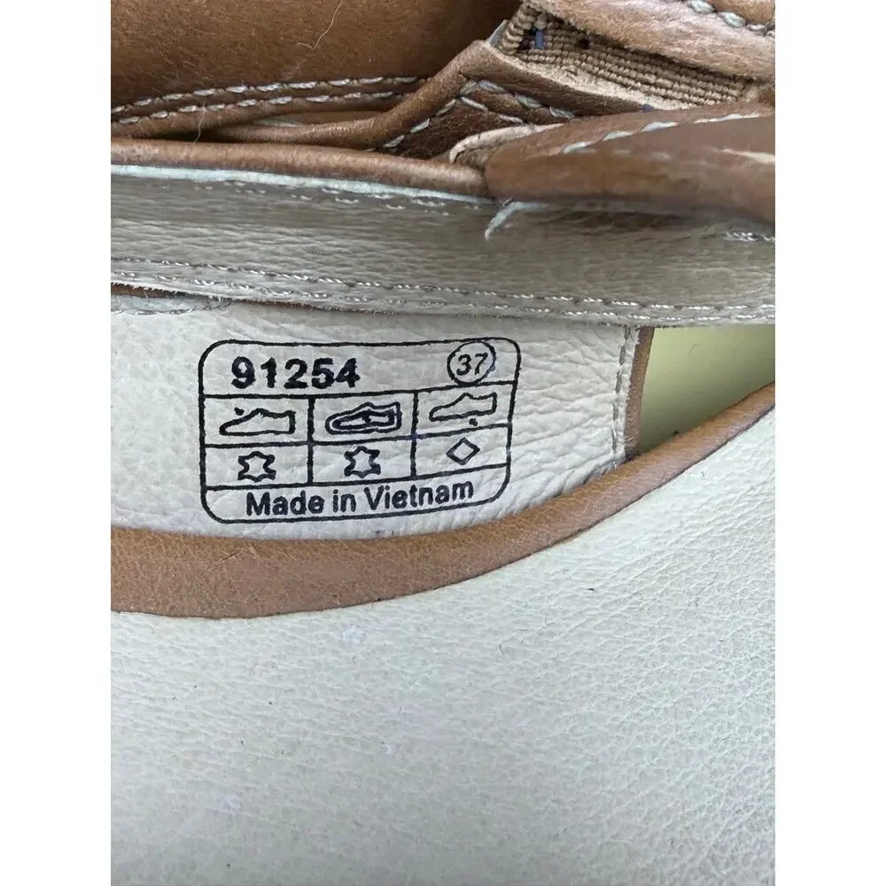 Josef Seibel Tina Tan Leather Mary Jane Pumps Womens EU 37 US 6 Comfort